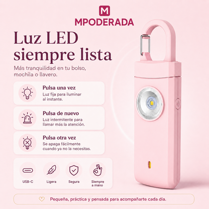 Luz LED integrada de la alarma MPODERADA Libre